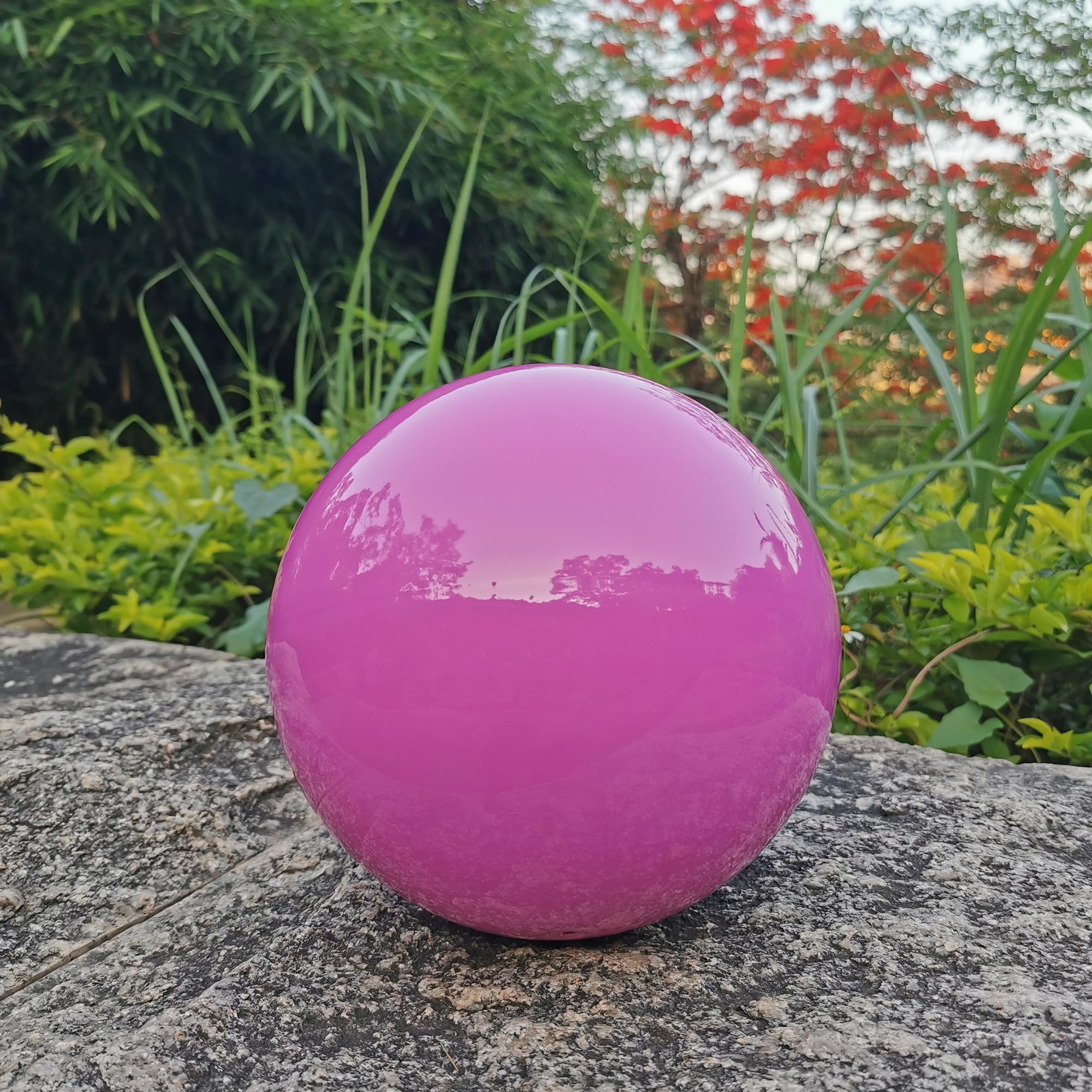Amazon.com : Pangmao Pink Gazing Globe Mirror Ball in Stainless